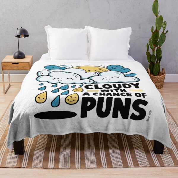 Item preview, Cloudy with a Chance of Puns Funny Dad Joke designed and sold by Lion G.