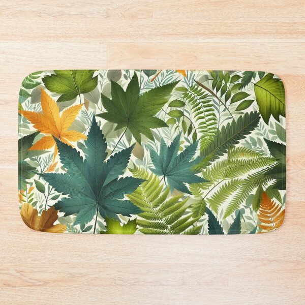 Item preview, Seamless Leaf Design: Nature's Endless Pattern designed and sold by daruneenok.