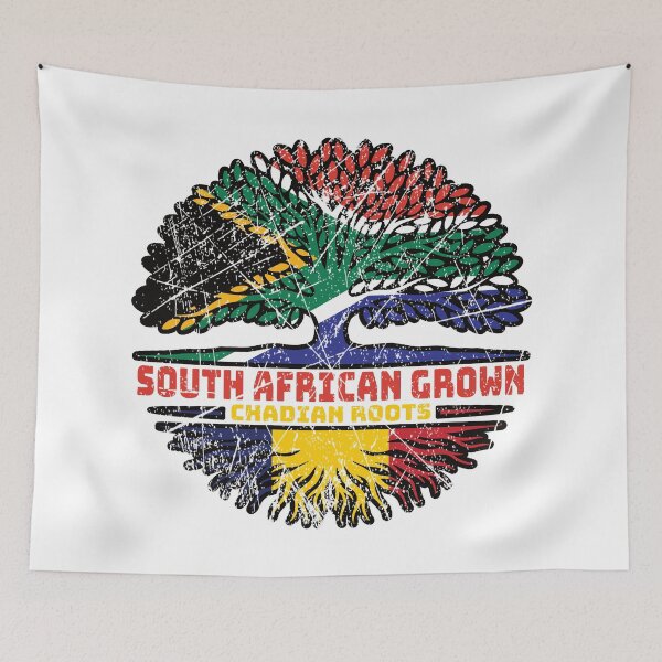 Item preview, Chad Chadian South African South Africa Tree Roots Flag designed and sold by FlagX.