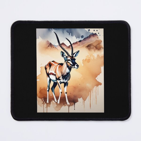 Item preview, watercolor indian antelope designed and sold by EuropeanPrints.