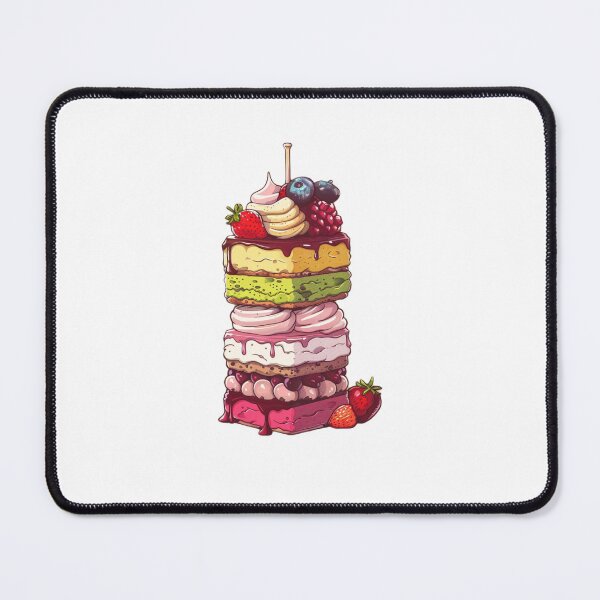 Item preview, Decadent Delights: Dessert Lover's Vinyl Decal of a Stack of Treats designed and sold by harmzk90.