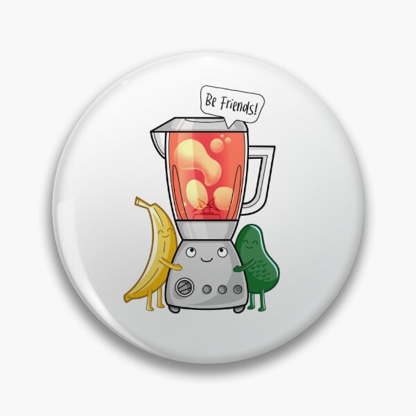 Item preview, A friendship between a banana, an avocado, and a blender! designed and sold by BaldandBold.