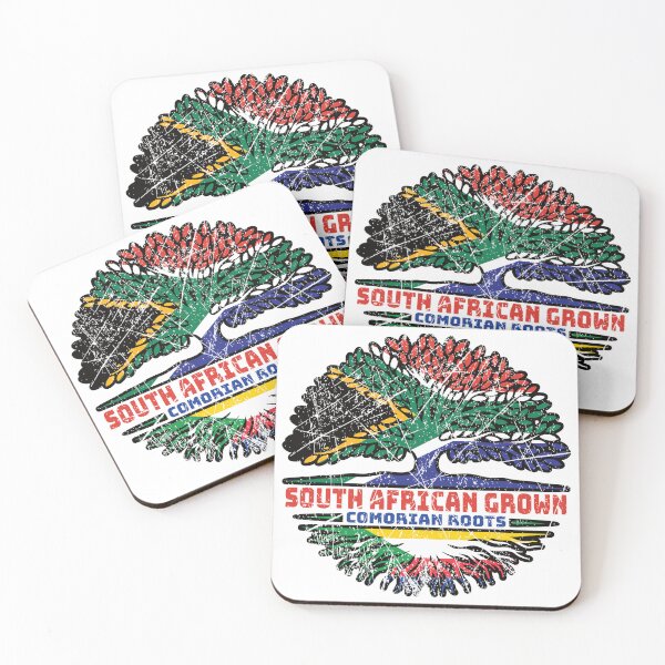 Item preview, Comoros Comorian South African South Africa Tree Roots Flag designed and sold by FlagX.