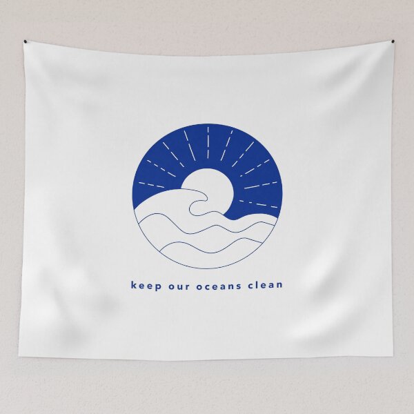 Item preview, keep our oceans clean designed and sold by Sastee.