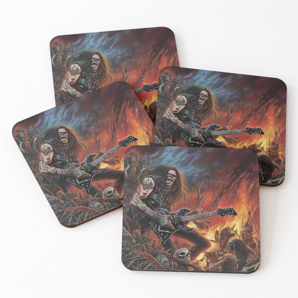 Item preview, Thrashing Through the Gates of Hell designed and sold by MetalRockMusic.