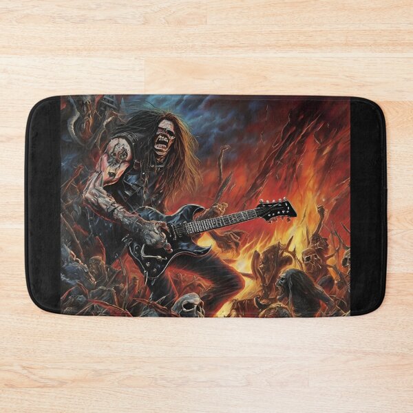 Item preview, Thrashing Through the Gates of Hell designed and sold by MetalRockMusic.