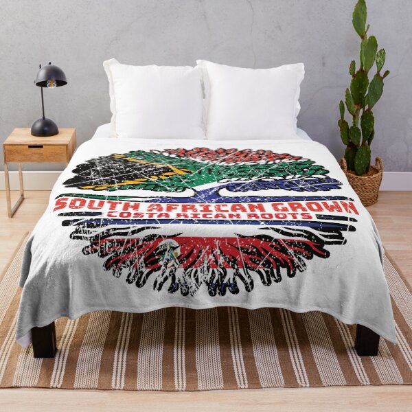Item preview, Costa Rican Costa Rica South African South Africa Tree Roots Flag designed and sold by FlagX.