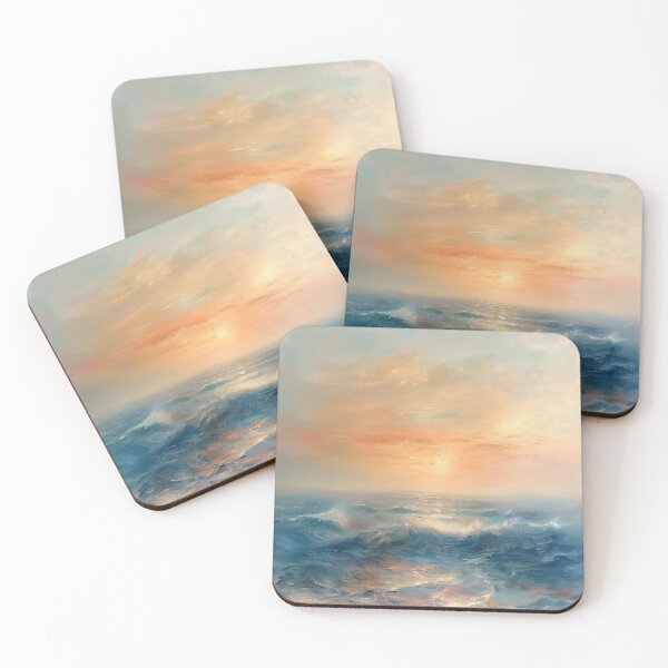 Item preview, Serene Ocean Sunrise designed and sold by palmyst.