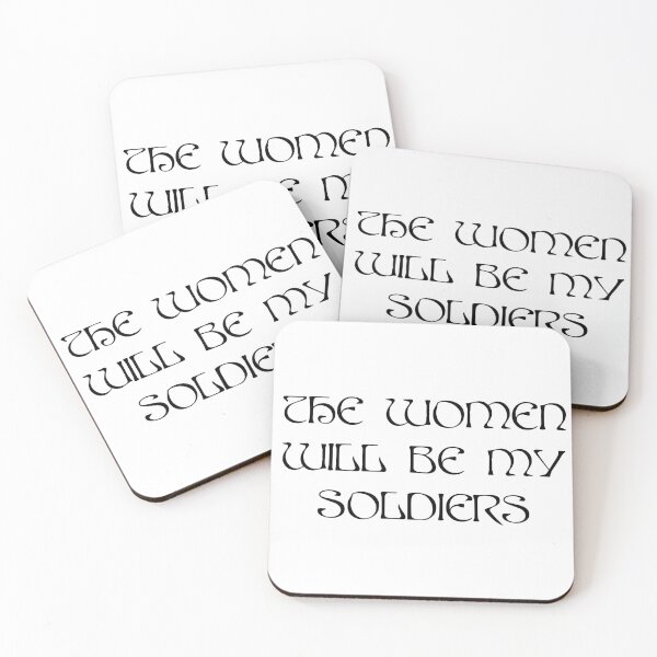 Item preview, AURORA The Women Will Be My Soldiers - Queendom black text designed and sold by incloudines.
