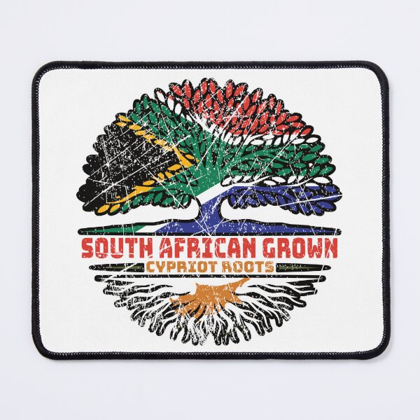 Item preview, Cyprus Cypriot Cypriote South African South Africa Tree Roots Flag designed and sold by FlagX.