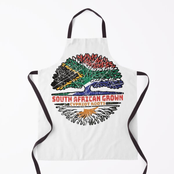 Item preview, Cyprus Cypriot Cypriote South African South Africa Tree Roots Flag designed and sold by FlagX.