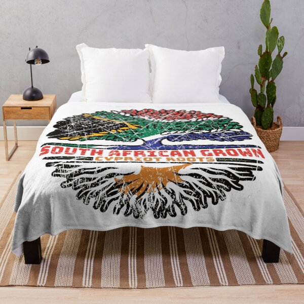 Item preview, Cyprus Cypriot Cypriote South African South Africa Tree Roots Flag designed and sold by FlagX.
