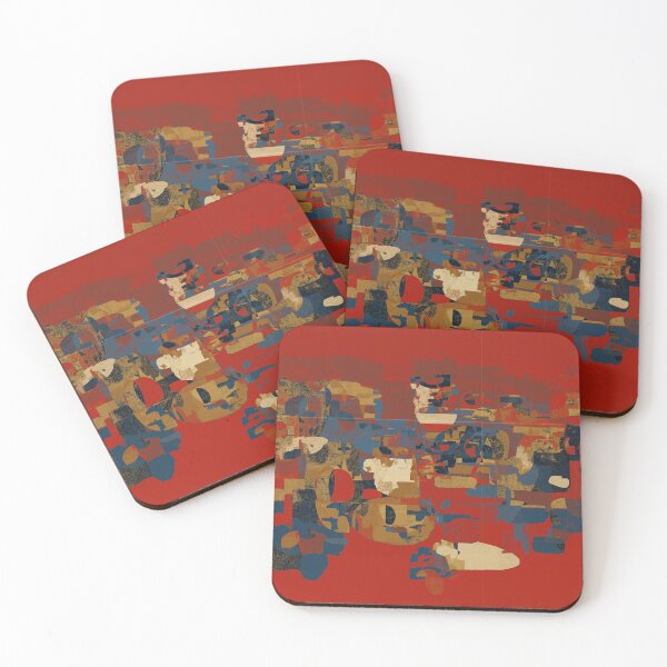 Item preview, traffic on red tarmac designed and sold by Nikolay Semyonov.