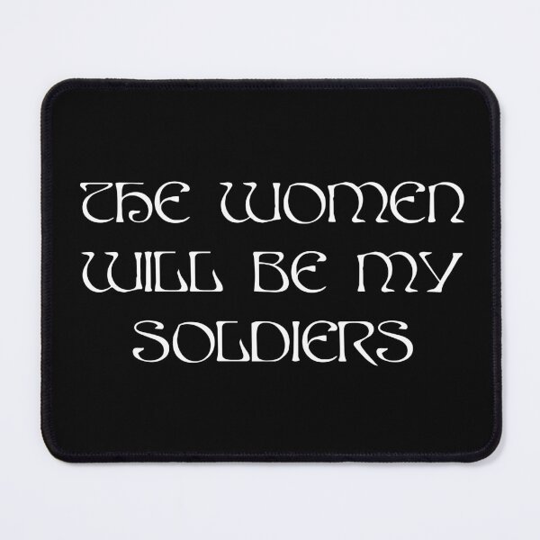 Item preview, AURORA The Women Will Be My Soldiers - Queendom white text designed and sold by incloudines.