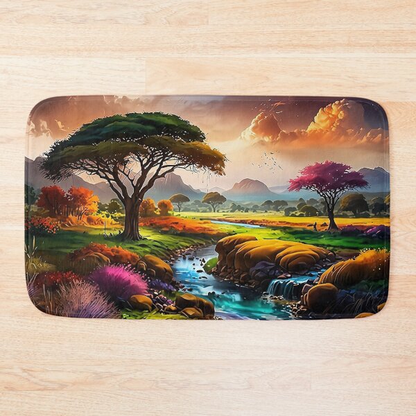 Item preview, Landscape with trees and clouds designed and sold by PixelParadies.