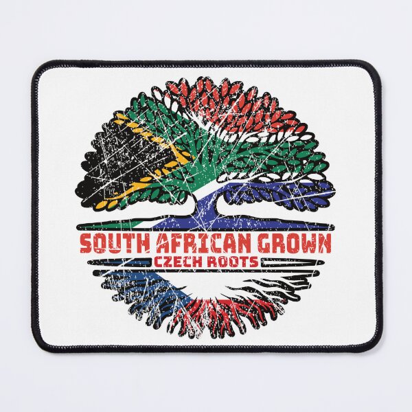 Item preview, Czech Republic Czech South African South Africa Tree Roots Flag designed and sold by FlagX.