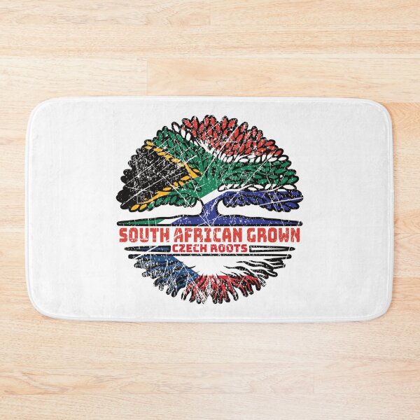Item preview, Czech Republic Czech South African South Africa Tree Roots Flag designed and sold by FlagX.
