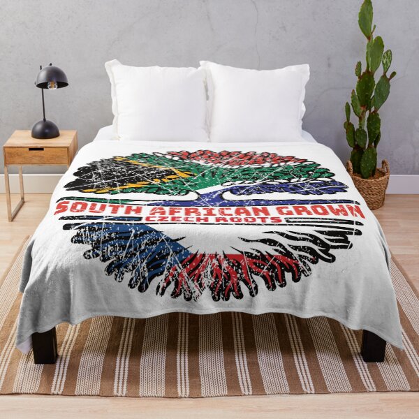 Item preview, Czech Republic Czech South African South Africa Tree Roots Flag designed and sold by FlagX.