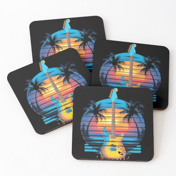 Item preview, Sunset Strum: Tropical Guitar Vibes designed and sold by Exodoi.