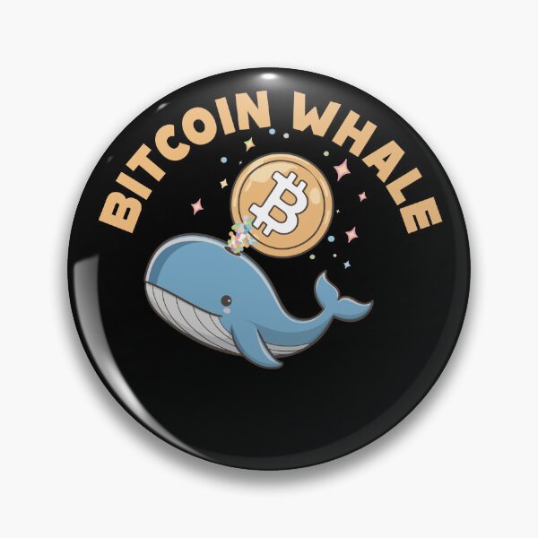 Item preview, Bitcoin Whale, gift for crypto investor designed and sold by TaraGbear.