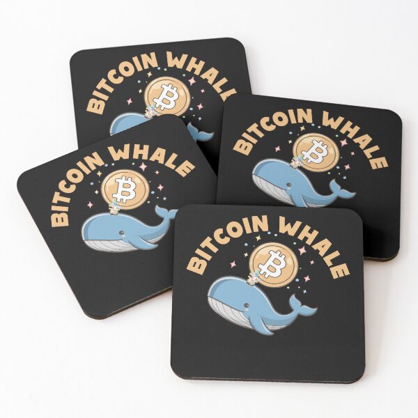 Item preview, Bitcoin Whale, gift for crypto investor designed and sold by TaraGbear.