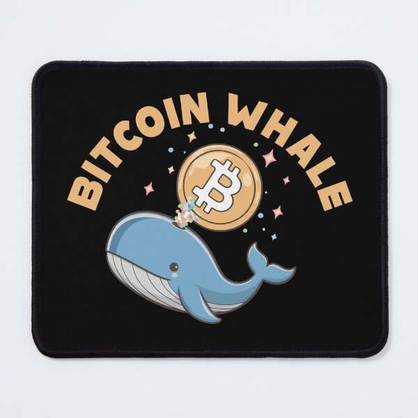 Item preview, Bitcoin Whale, gift for crypto investor designed and sold by TaraGbear.