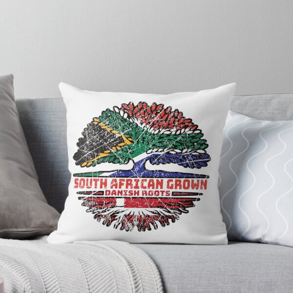 Item preview, Danish Denmark South African South Africa Tree Roots Flag designed and sold by FlagX.