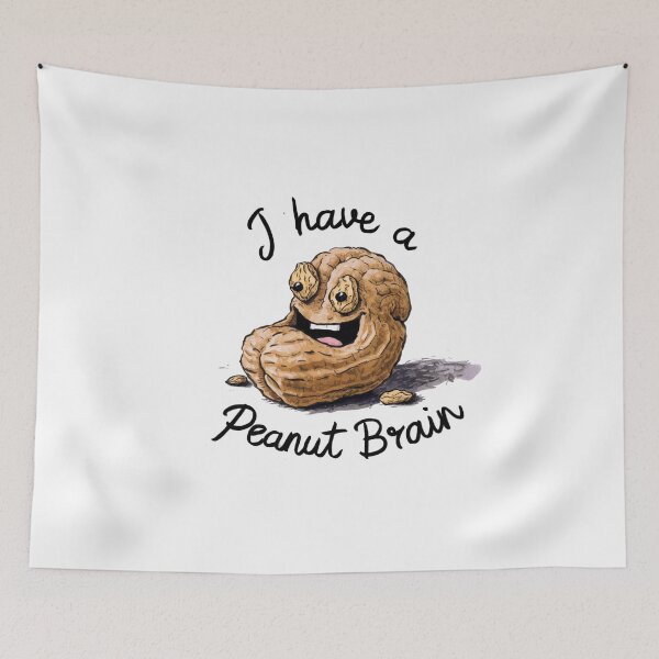 Item preview, Peanut Brain designed and sold by Gentle40Winks.