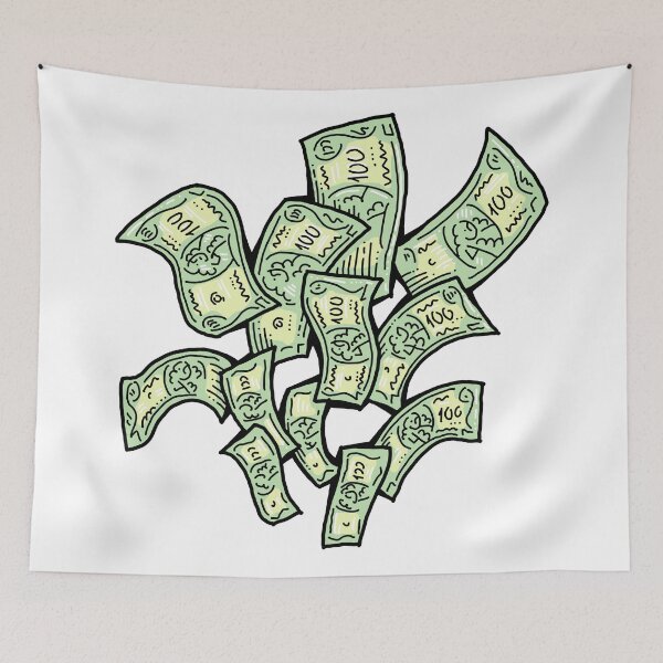 Item preview, Big money flying to you for wealth and prosperity designed and sold by RukkiZukkiArt.