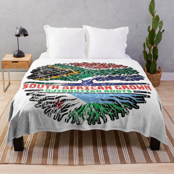 Item preview, Djibouti Djiboutian South African South Africa Tree Roots Flag designed and sold by FlagX.