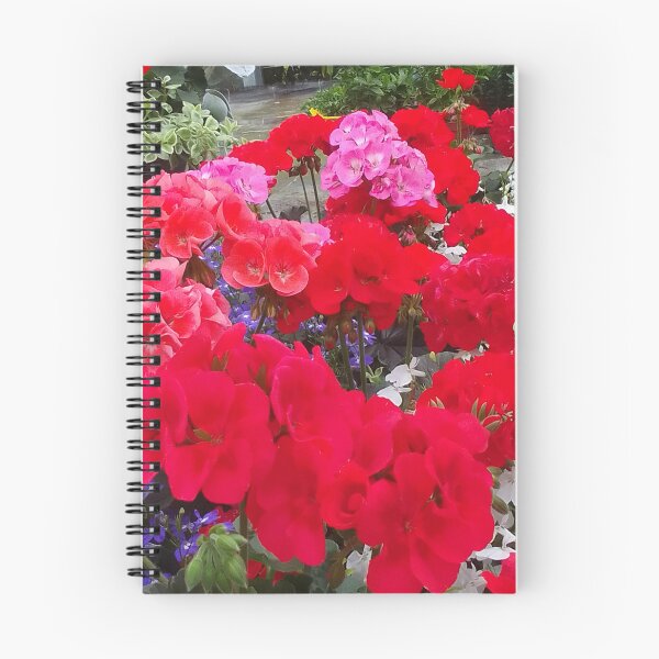 Item preview, Collection of vibrant flowers with rich red and pink, purple petals designed and sold by MonArtisteSam.