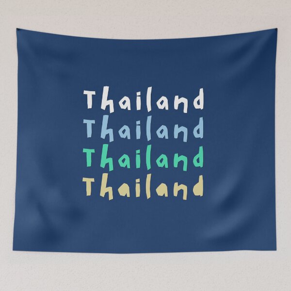 Item preview, Thailand is known as Land of smile Thailand words design, brafdesign  designed and sold by Brafdesign.