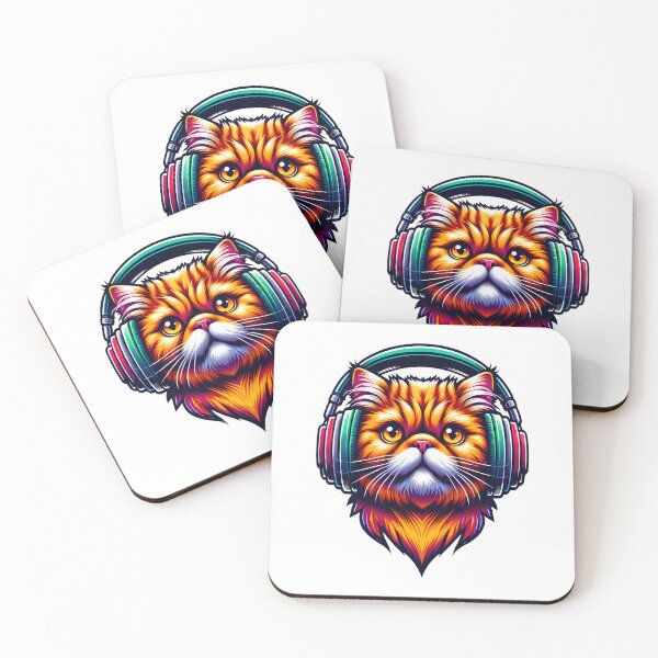 Item preview, Cool Exotic Shorthair T-shirt with Earplugs designed and sold by EnchantSticks.