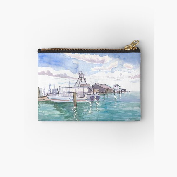 Item preview, Key West Florida Marina with Excursion Boats designed and sold by artshop77.