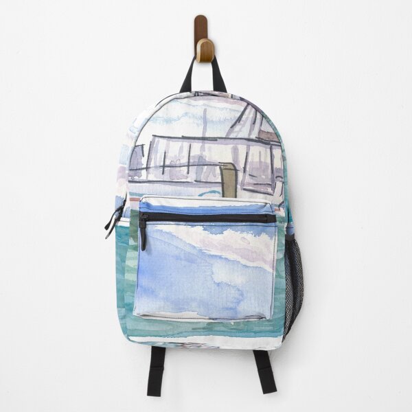 Item preview, Key West Florida Marina with Excursion Boats designed and sold by artshop77.