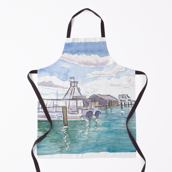 Item preview, Key West Florida Marina with Excursion Boats designed and sold by artshop77.