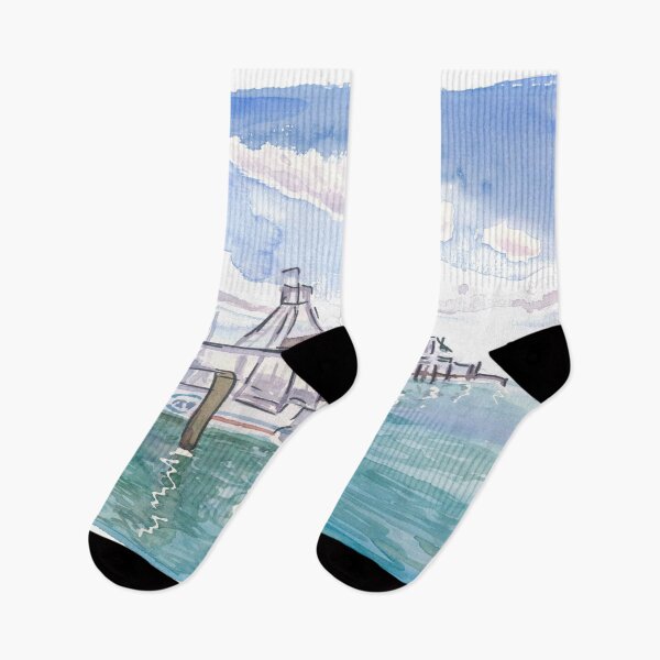 Item preview, Key West Florida Marina with Excursion Boats designed and sold by artshop77.