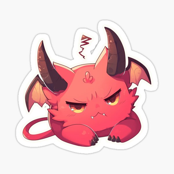 Item preview, Kawaii devil designed and sold by MendaciousMina.