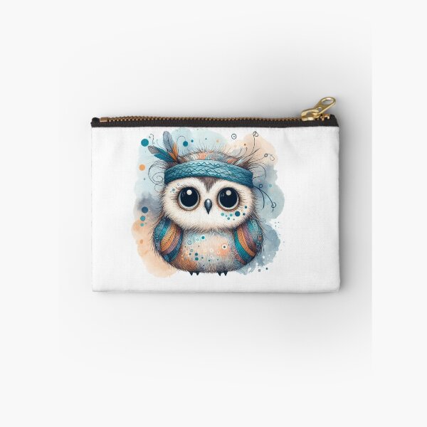 Item preview, Owl - Hippie Owl designed and sold by DrawingIBird.