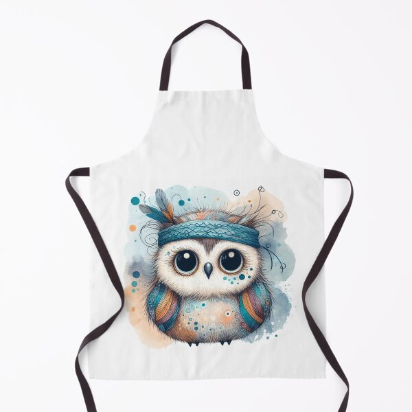 Item preview, Owl - Hippie Owl designed and sold by DrawingIBird.