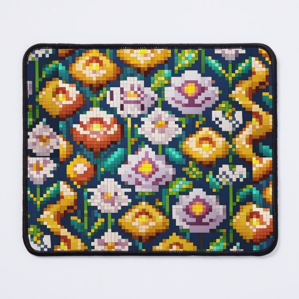 Item preview, pixel flower pattern 2 designed and sold by ilomuilo.
