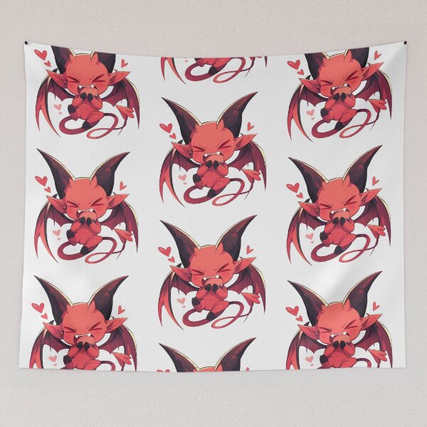 Item preview, Kawaii devil designed and sold by MendaciousMina.