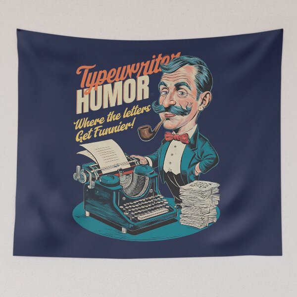 Item preview, Typewriter Humor, where letters get funnier designed and sold by DigitalBazars.
