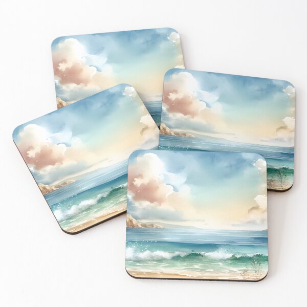 Item preview, Serene Beach Sunset designed and sold by Fashiospice07.