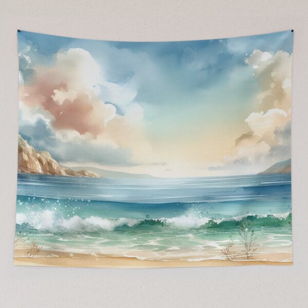 Item preview, Serene Beach Sunset designed and sold by Fashiospice07.