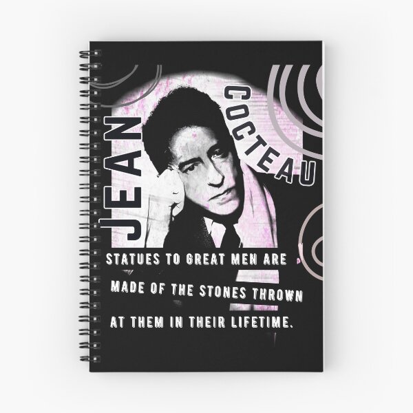 Item preview, Jean Cocteau quote: Statues to great men are made of the stones thrown at them in their lifetime. designed and sold by artbleed.