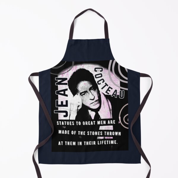 Item preview, Jean Cocteau quote: Statues to great men are made of the stones thrown at them in their lifetime. designed and sold by artbleed.