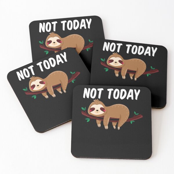 Item preview, Cute sloth lazy funny saying designed and sold by MaximWundersee.