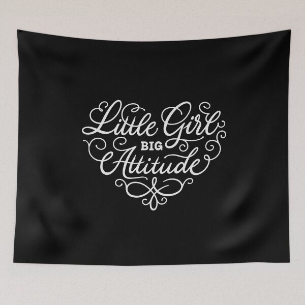 Item preview, Little Girl Big Attitude designed and sold by Zagach Letters.