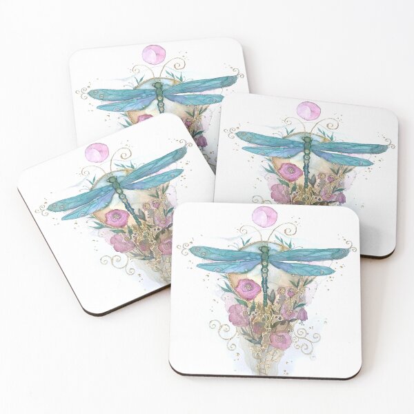 Item preview, Dragonfly Pink Pink Pink Moon designed and sold by Jilly Henderson.